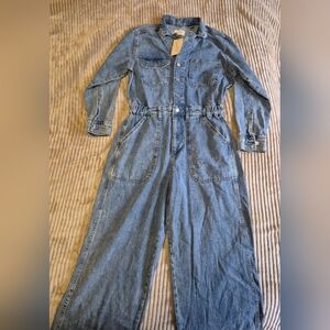 Universal Thread Blue Denim Jumpsuit